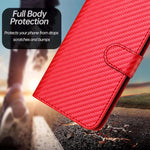 Ốp lưng điện thoại da khóa sợi carbon YX0070 kèm dây đeo, dành cho iPhone 16 Pro, iPhone 16 Plus, iPhone 16, iPhone 15 Pro Max, iPhone 15 Pro, iPhone 15 Plus