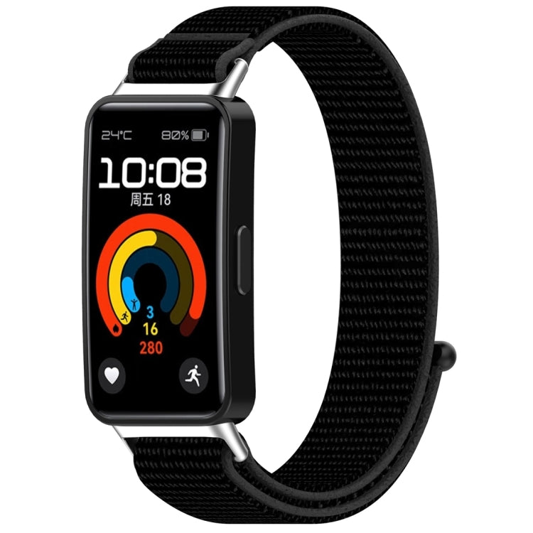 Nylon Loop Hook and Loop Fastener Watch Band, For Huawei Band 10 / 9 / 8