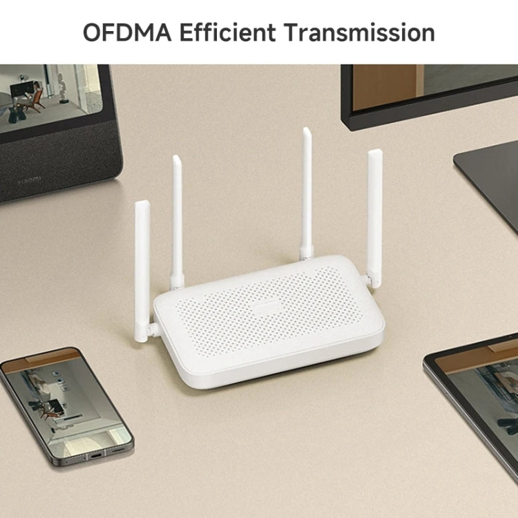 Bộ khuếch đại tín hiệu độc lập 4 kênh Xiaomi AX1500 Router WiFi 6 băng tần kép, phích cắm Mỹ, AX1500