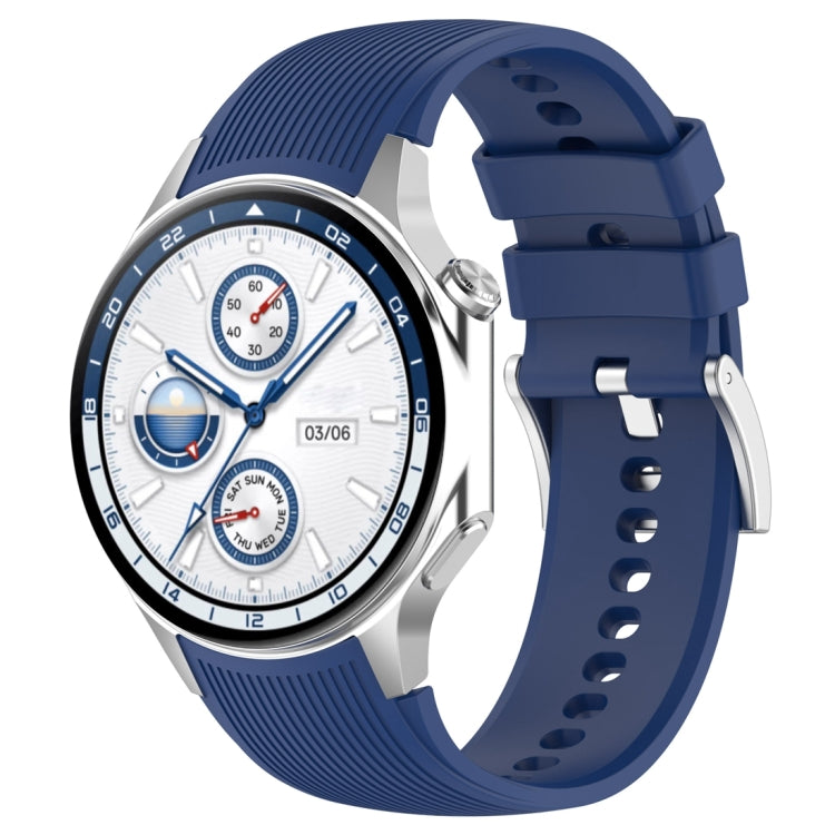 Vertical Texture Silicone Watch Band, For OPPO Watch X2