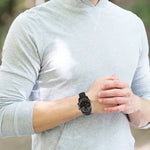 Dây da 22mm với khóa đuôi tròn, Dành cho Ticwatch Pro 2020, Dành cho Huawei Watch GT2E, Dành cho Samsung Galaxy Watch 3 45mm