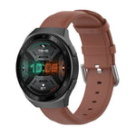 Dây da 22mm với khóa đuôi tròn, Dành cho Ticwatch Pro 2020, Dành cho Huawei Watch GT2E, Dành cho Samsung Galaxy Watch 3 45mm