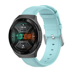 Dây da 22mm với khóa đuôi tròn, Dành cho Ticwatch Pro 2020, Dành cho Huawei Watch GT2E, Dành cho Samsung Galaxy Watch 3 45mm