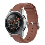 Dây da 22mm với khóa đuôi tròn, Dành cho Ticwatch Pro 2020, Dành cho Huawei Watch GT2E, Dành cho Samsung Galaxy Watch 3 45mm