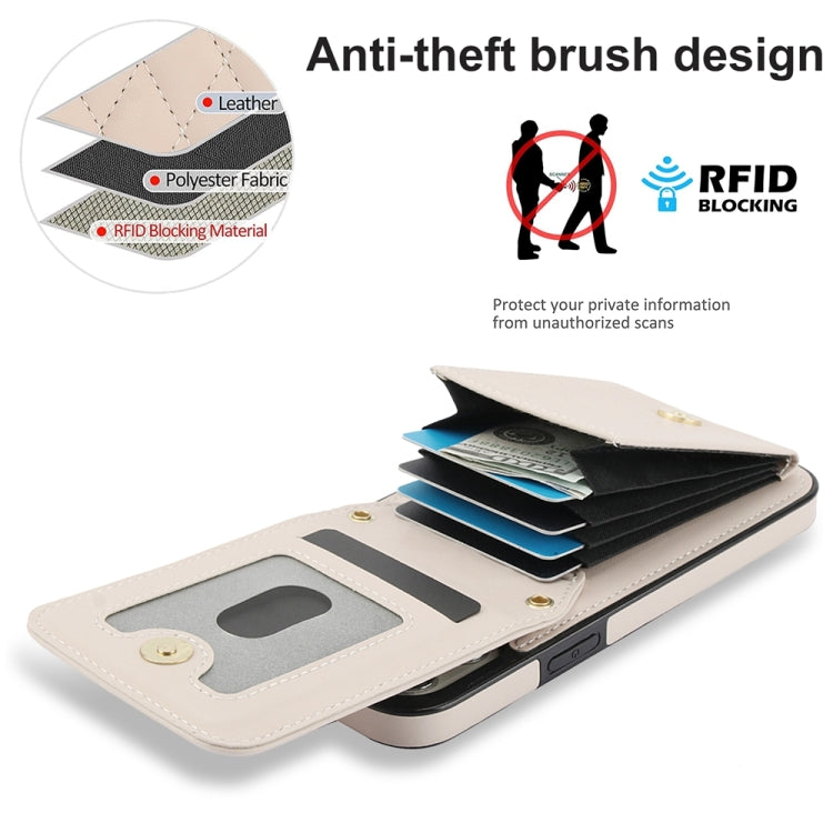 Túi đeo chéo hình thoi YM015 đựng thẻ, ốp điện thoại chống RFID, Dành cho iPhone 11 Pro