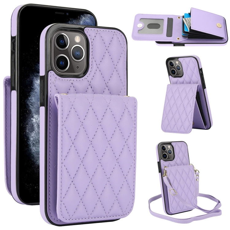 Túi đeo chéo hình thoi YM015 đựng thẻ, ốp điện thoại chống RFID, Dành cho iPhone 11 Pro