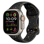 Dây đồng hồ silicone kiểu khóa bướm có lỗ họa tiết ngụy trang, Dành cho Apple Watch Ultra 2 49mm, Dành cho Apple Watch Series 9 45mm, Dành cho Apple Watch Series 9 41mm, Dành cho Apple Watch Ultra 49mm