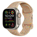 Dây đồng hồ silicone kiểu khóa bướm có lỗ họa tiết ngụy trang, Dành cho Apple Watch Ultra 2 49mm, Dành cho Apple Watch Series 9 45mm, Dành cho Apple Watch Series 9 41mm, Dành cho Apple Watch Ultra 49mm