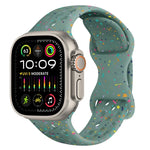 Dây đồng hồ silicone kiểu khóa bướm có lỗ họa tiết ngụy trang, Dành cho Apple Watch Ultra 2 49mm, Dành cho Apple Watch Series 9 45mm, Dành cho Apple Watch Series 9 41mm, Dành cho Apple Watch Ultra 49mm