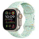 Dây đồng hồ silicone kiểu khóa bướm có lỗ họa tiết ngụy trang, Dành cho Apple Watch Ultra 2 49mm, Dành cho Apple Watch Series 9 45mm, Dành cho Apple Watch Series 9 41mm, Dành cho Apple Watch Ultra 49mm