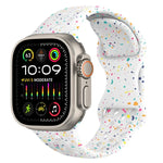 Dây đồng hồ silicone kiểu khóa bướm có lỗ họa tiết ngụy trang, Dành cho Apple Watch Ultra 2 49mm, Dành cho Apple Watch Series 9 45mm, Dành cho Apple Watch Series 9 41mm, Dành cho Apple Watch Ultra 49mm