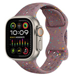 Dây đồng hồ silicone kiểu khóa bướm có lỗ họa tiết ngụy trang, Dành cho Apple Watch Ultra 2 49mm, Dành cho Apple Watch Series 9 45mm, Dành cho Apple Watch Series 9 41mm, Dành cho Apple Watch Ultra 49mm
