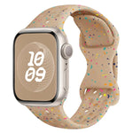 Dây đồng hồ silicone kiểu khóa bướm có lỗ họa tiết ngụy trang, Dành cho Apple Watch Series 6 40mm, Dành cho Apple Watch Series 6 44mm, Dành cho Apple Watch Series 5 44mm, Dành cho Apple Watch Series 5 40mm