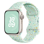 Dây đồng hồ silicone kiểu khóa bướm có lỗ họa tiết ngụy trang, Dành cho Apple Watch Series 6 40mm, Dành cho Apple Watch Series 6 44mm, Dành cho Apple Watch Series 5 44mm, Dành cho Apple Watch Series 5 40mm