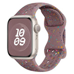 Dây đồng hồ silicone kiểu khóa bướm có lỗ họa tiết ngụy trang, Dành cho Apple Watch Series 2 42mm, Dành cho Apple Watch Series 2 38mm, Dành cho Apple Watch 42mm, Dành cho Apple Watch 38mm
