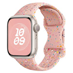 Dây đồng hồ silicone kiểu khóa bướm có lỗ họa tiết ngụy trang, Dành cho Apple Watch Series 2 42mm, Dành cho Apple Watch Series 2 38mm, Dành cho Apple Watch 42mm, Dành cho Apple Watch 38mm