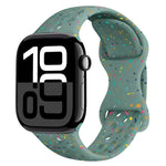 Dây đồng hồ silicone kiểu khóa bướm có lỗ họa tiết ngụy trang, Dành cho Apple Watch Series 10 46mm, Dành cho Apple Watch Series 10 42mm, Dành cho Apple Watch SE 2023 44mm, Dành cho Apple Watch SE 2023 40mm