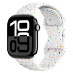 Dây đồng hồ silicone kiểu khóa bướm có lỗ họa tiết ngụy trang, Dành cho Apple Watch Series 10 46mm, Dành cho Apple Watch Series 10 42mm, Dành cho Apple Watch SE 2023 44mm, Dành cho Apple Watch SE 2023 40mm