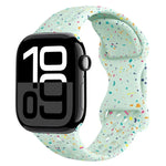 Dây đồng hồ silicone kiểu khóa bướm có lỗ họa tiết ngụy trang, Dành cho Apple Watch Series 10 46mm, Dành cho Apple Watch Series 10 42mm, Dành cho Apple Watch SE 2023 44mm, Dành cho Apple Watch SE 2023 40mm