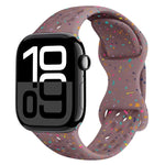 Dây đồng hồ silicone kiểu khóa bướm có lỗ họa tiết ngụy trang, Dành cho Apple Watch Series 10 46mm, Dành cho Apple Watch Series 10 42mm, Dành cho Apple Watch SE 2023 44mm, Dành cho Apple Watch SE 2023 40mm