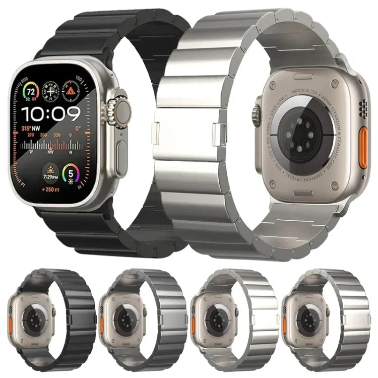 Dây đồng hồ kim loại titan khóa nam châm một hạt, Dành cho Apple Watch Series 2 42mm, Dành cho Apple Watch Series 2 38mm, Dành cho Apple Watch 42mm, Dành cho Apple Watch 38mm