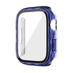 Ốp bảo vệ kính cường lực PC lai 2 trong 1, Dành cho Apple Watch Series 6 / 5 / 4 / SE 44mm, Dành cho Apple Watch Series 6 / 5 / 4 / SE 40mm, Dành cho Apple Watch Series 9 / 8 / 7 45mm, Dành cho Apple Watch Series 9 / 8 / 7 41mm