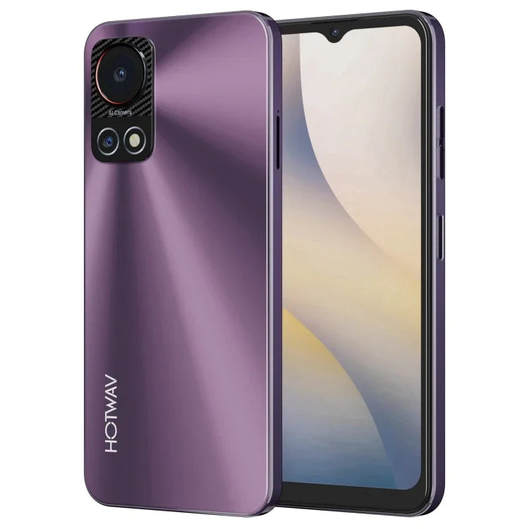 HOTWAV Note 13, Nhận diện vân tay bên cạnh, Màn hình 6.6 inch Android 13 T606 Octa Core lên đến 1.6GHz, Mạng: 4G, OTG, 4GB+128GB