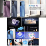 HOTWAV Note 13, Nhận diện vân tay bên cạnh, Màn hình 6.6 inch Android 13 T606 Octa Core lên đến 1.6GHz, Mạng: 4G, OTG, 4GB+128GB