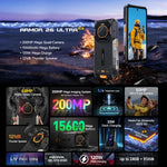 Ulefone Armor 26 Ultra Điện thoại bền bỉ, Màn hình 6.78 inch Android 13 MediaTek Dimensity 8020 Octa Core, Mạng: 5G, NFC, 12GB+512GB
