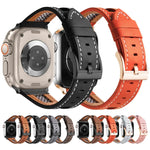 Dây đồng hồ da bê thật dạng lưới, Dành cho Apple Watch 42mm, Dành cho Apple Watch 38mm