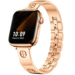Cross Bracelet Stainless Steel Watch Band, For Apple Watch SE 40mm, For Apple Watch SE 44mm, For Apple Watch Series 6 40mm, For Apple Watch Series 6 44mm, For Apple Watch Series 5 44mm, For Apple Watch Series 5 40mm, For Apple Watch Series 4 44mm