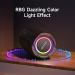 Loa karaoke không dây Zealot S61M có đèn RGB nhịp điệu, mic đơn, mic đôi