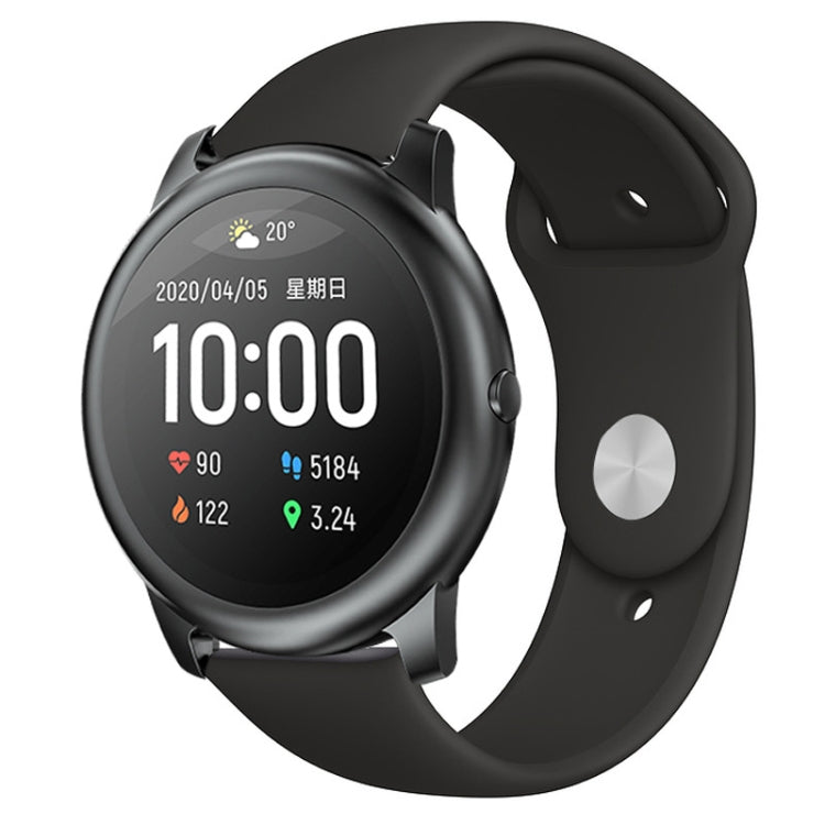 Silicone Reverse Buckle Replacement Wrist Strap, For Xiaomi Haylou Solar
