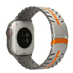 Dây đồng hồ thép titan khóa đôi rùa, Dành cho Apple Watch SE 2023 44mm, Dành cho Apple Watch SE 2023 40mm, Dành cho Apple Watch Ultra 2 49mm, Dành cho Apple Watch Series 9 45mm, Dành cho Apple Watch Series 9 41mm, Dành cho Apple Watch Ultra 49mm