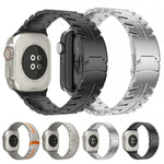 Dây đồng hồ thép titan khóa đôi rùa, Dành cho Apple Watch SE 40mm, Dành cho Apple Watch SE 44mm, Dành cho Apple Watch Series 6 40mm, Dành cho Apple Watch Series 6 44mm, Dành cho Apple Watch Series 5 44mm, Dành cho Apple Watch Series 5 40mm