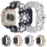 Dây đồng hồ vòng tay đá ngọc trai đính hạt, Dành cho Apple Watch 42mm, Dành cho Apple Watch 38mm