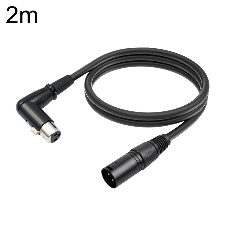 Cáp âm thanh XK041L XLR 3 chân thẳng đầu đực sang đầu cái góc, dài 0.3m, 1m, 2m, 3m, 5m, 10m