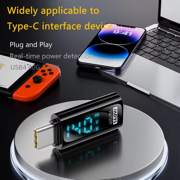 Bộ sạc có màn hình kỹ thuật số, 8 chân đực sang Type-C cái 35W, Type-C đực sang 8 chân cái 35W, Type-C đực sang Type-C cái 140W