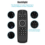 Bàn phím không dây điều khiển từ xa chuột bay G7V Pro 2.4GHz có đèn nền LED với con quay hồi chuyển cho Android TV Box / PC, Hỗ trợ giọng nói thông minh