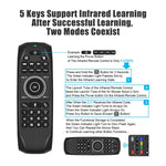Bàn phím không dây điều khiển từ xa chuột bay G7V Pro 2.4GHz có đèn nền LED với con quay hồi chuyển cho Android TV Box / PC, Hỗ trợ giọng nói thông minh