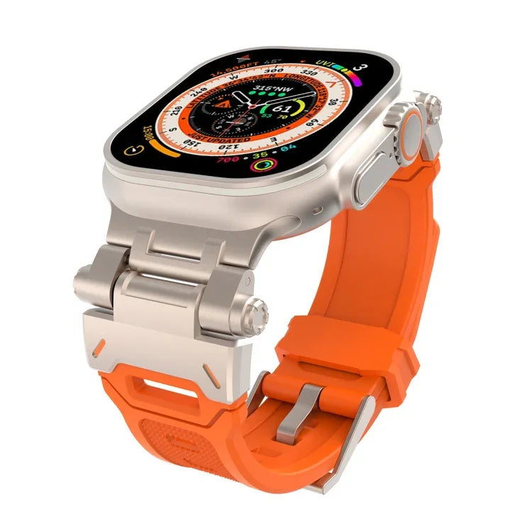 Dây đồng hồ TPU kết nối thép không gỉ, Dành cho Apple Watch SE 2023 44mm, Dành cho Apple Watch Ultra 2 49mm