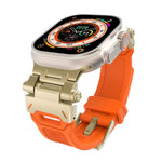 Dây đồng hồ TPU kết nối thép không gỉ, Dành cho Apple Watch Series 9 45mm, Dành cho Apple Watch Ultra 49mm