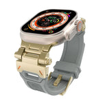 Dây đồng hồ TPU kết nối thép không gỉ, Dành cho Apple Watch Series 8 45mm, Dành cho Apple Watch SE 2022 44mm