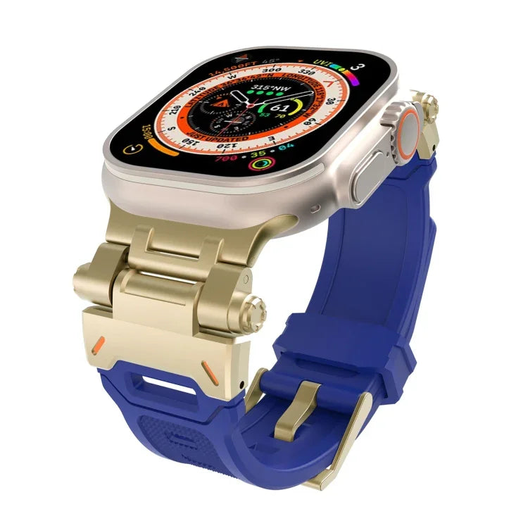 Dây đồng hồ TPU kết nối thép không gỉ, Dành cho Apple Watch Series 4 44mm, Dành cho Apple Watch Series 3 42mm