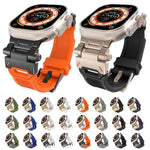 Dây đồng hồ TPU kết nối thép không gỉ, Dành cho Apple Watch Series 8 45mm, Dành cho Apple Watch SE 2022 44mm