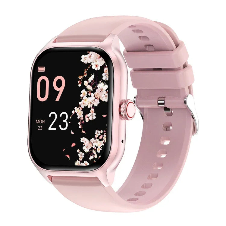 Đồng Hồ Thông Minh LEMFO LT10 Màn Hình TFT 2.01 inch Hỗ Trợ Gọi Bluetooth / Theo Dõi Sức Khỏe, Dây Đeo Thép, Dây Đeo Silicone