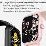Đồng Hồ Thông Minh LEMFO LT10 Màn Hình TFT 2.01 inch Hỗ Trợ Gọi Bluetooth / Theo Dõi Sức Khỏe, Dây Đeo Thép, Dây Đeo Silicone
