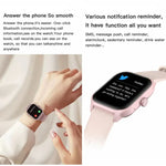 Đồng Hồ Thông Minh LEMFO LT10 Màn Hình TFT 2.01 inch Hỗ Trợ Gọi Bluetooth / Theo Dõi Sức Khỏe, Dây Đeo Thép, Dây Đeo Silicone