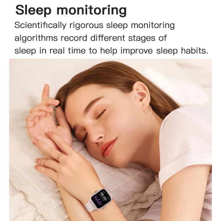 Đồng Hồ Thông Minh LEMFO LT10 Màn Hình TFT 2.01 inch Hỗ Trợ Gọi Bluetooth / Theo Dõi Sức Khỏe, Dây Đeo Thép, Dây Đeo Silicone