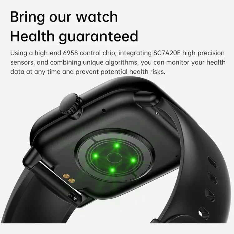 Đồng Hồ Thông Minh Y80 Màn Hình IPS HD 2.01 inch Hỗ Trợ Gọi Bluetooth / Theo Dõi Sức Khỏe